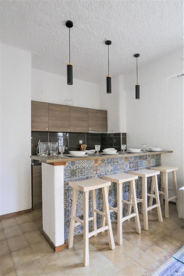 Beachfront Deluxe Apt. Pefkochori Dış mekan fotoğraf